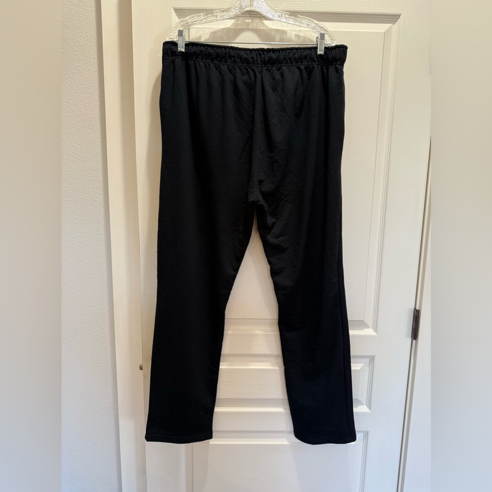 Orvis Black Sweatpants, loungewear, Joggers with Slim Fit and Elastic Waistband - Picture 2 of 4